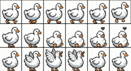 Goose sprite sheet used by the current header goose